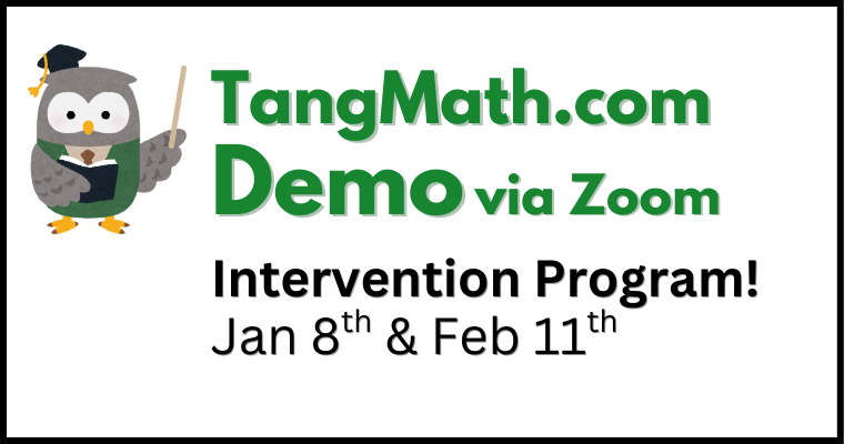 Tang Math Intervention Demo