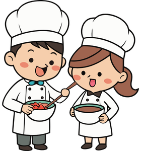 Two chef characters
